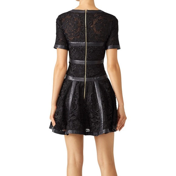The Kooples lace and leather dress size 4 - Picture 2 of 8